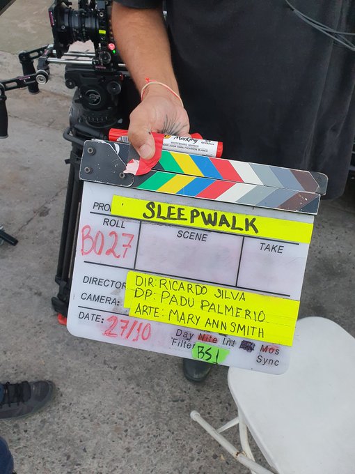 Estamos grabando la pelicula sleepwalk 🥰😍 otra mas a la lista 😁 https://t.co/HEiy3663If