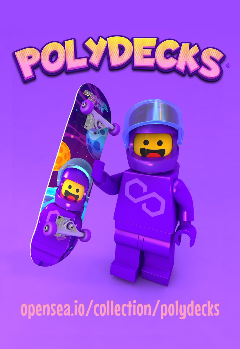 DresDes1gn's tweet photo. Don’t miss your chance to own a #PolyDeck NFT! A real custom @0xPolygon skateboard! Physical NFT photos pinned on my Twitter profile. Only 5 available!
https://t.co/Tyc4mIoUlV
#NFTCommunity #nftart #NFTartwork #NFTdrop #NFTcollection #opensea #NFTs #NFT #nftcollector $MATIC https://t.co/E9mbhcagdf