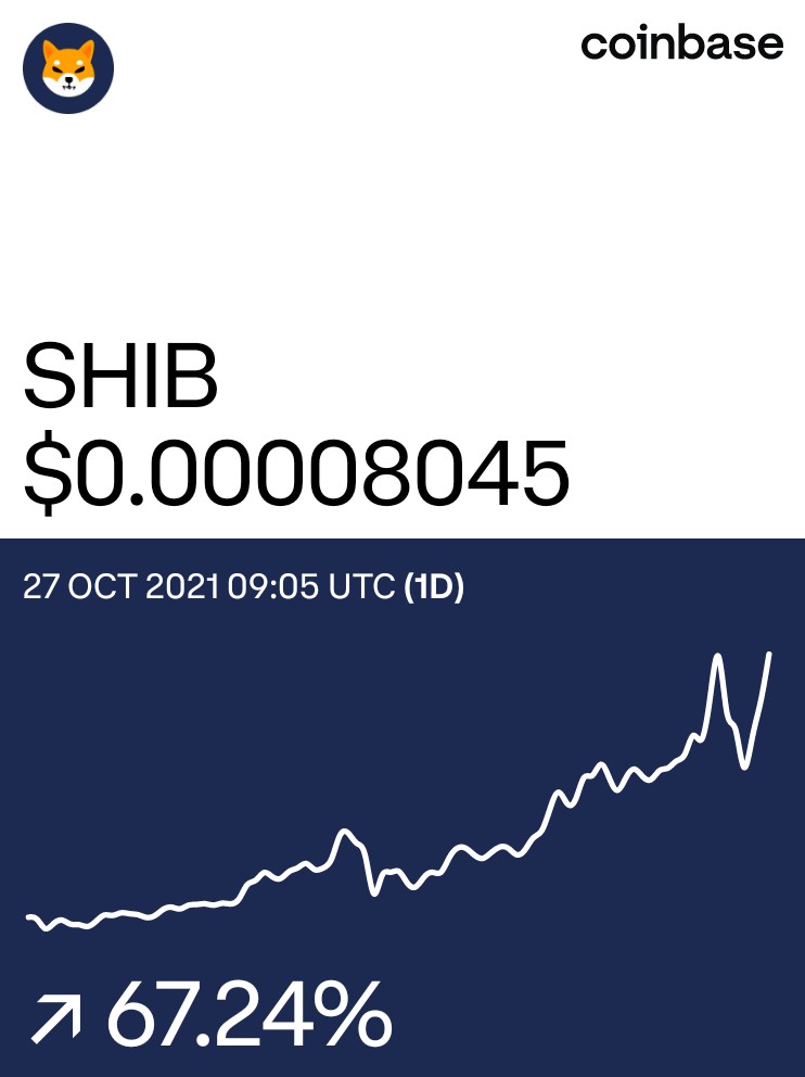 RealNando13's tweet photo. Wow so this happened          @Shibtoken @ShytoshiKusama INU on @Coinbase: https://t.co/JK7aWhZHpU https://t.co/ervZxFW8F9