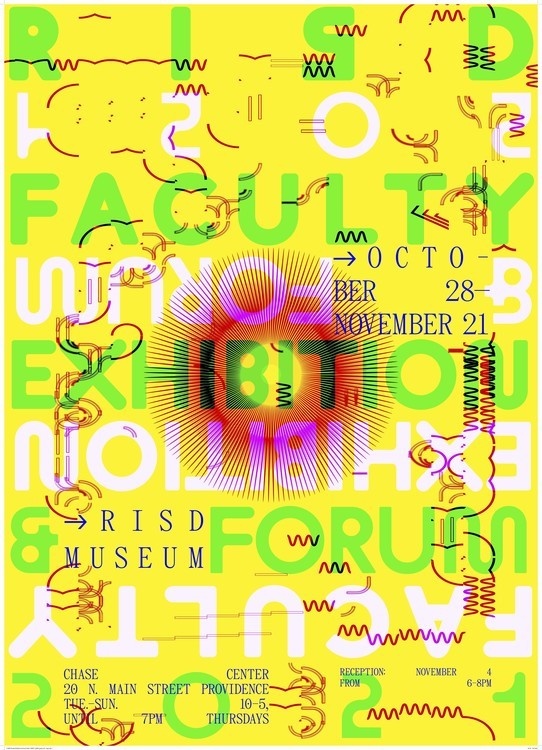 October 28-November 21 the #RISD Faculty Exhibition and Forum will be on view in the Gelman Gallery and <a href="/RISDMuseum/">RISD Museum</a> Chace Center galleries: risd.cc/2ZpQOxi