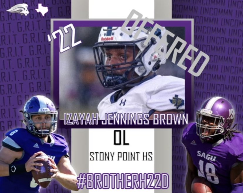 CoachIJennings's tweet photo. After a great conversation with @isaacanzaldua35 I am proud to announce that I have EARNED an offer to play college football at SAGU! @SAGU_Football @coachrsmith12 @BunyardPj @sTpTigerFB @RecruitsCenTex @FlxAtx @stpfootballbc https://t.co/kNwy9KwYhh