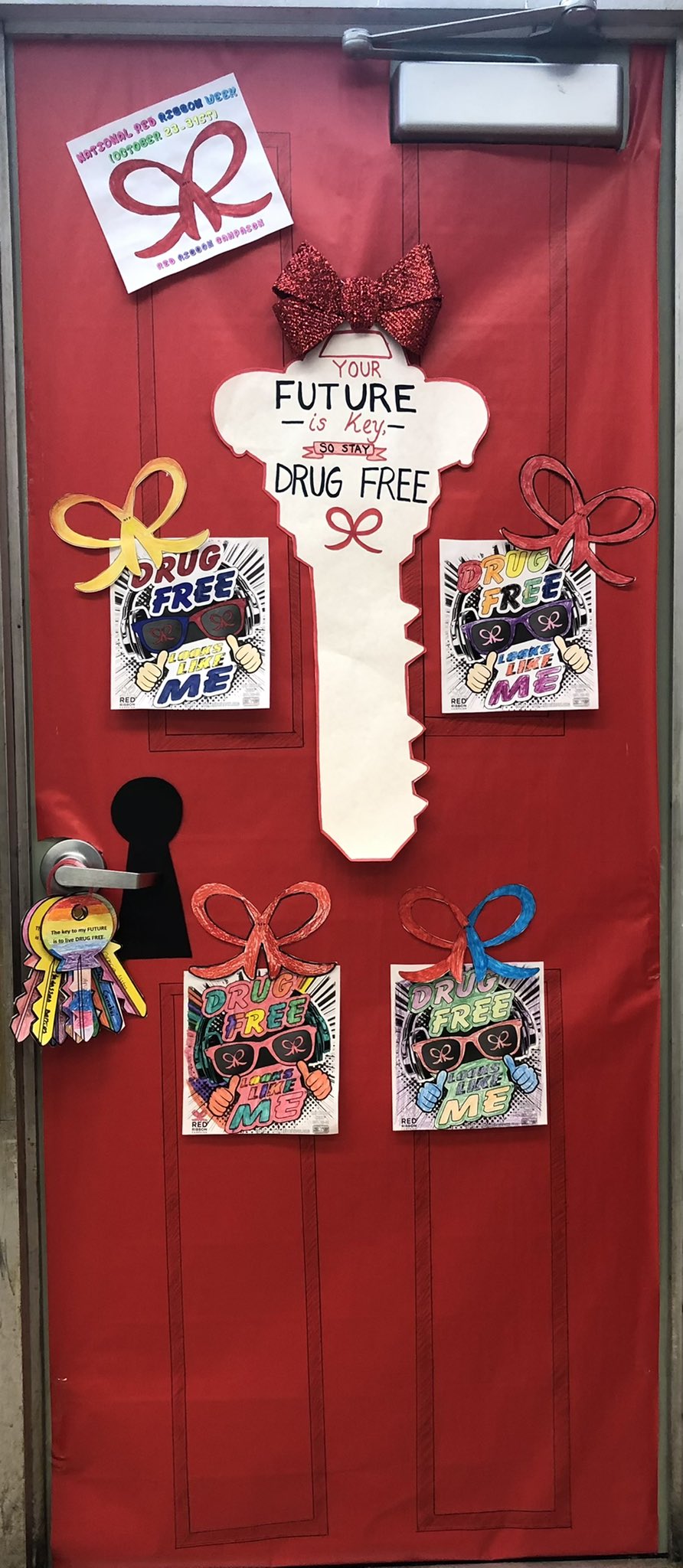 red-ribbon-week-door-decoration-ideas