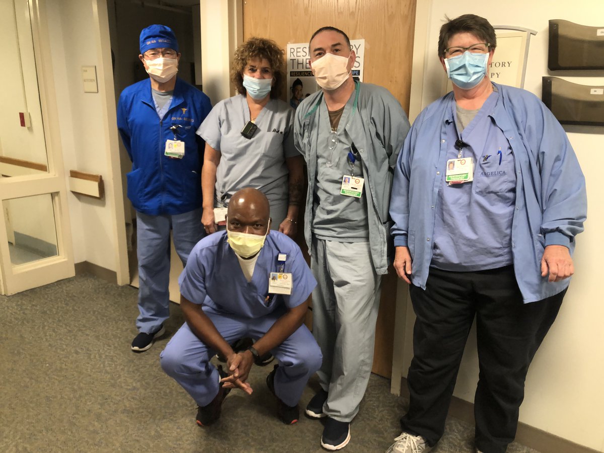 MountAuburnHosp's tweet photo. "Every morning during the surges I watched RTs come to work &amp; transform into something special &amp; remarkable. Not that they weren't special already, but it was like watching an army get ready to battle together." -Deirdre Teso, Respiratory Therapy Manager #RespiratoryHealthWeek https://t.co/lU1Wh9u7Xd