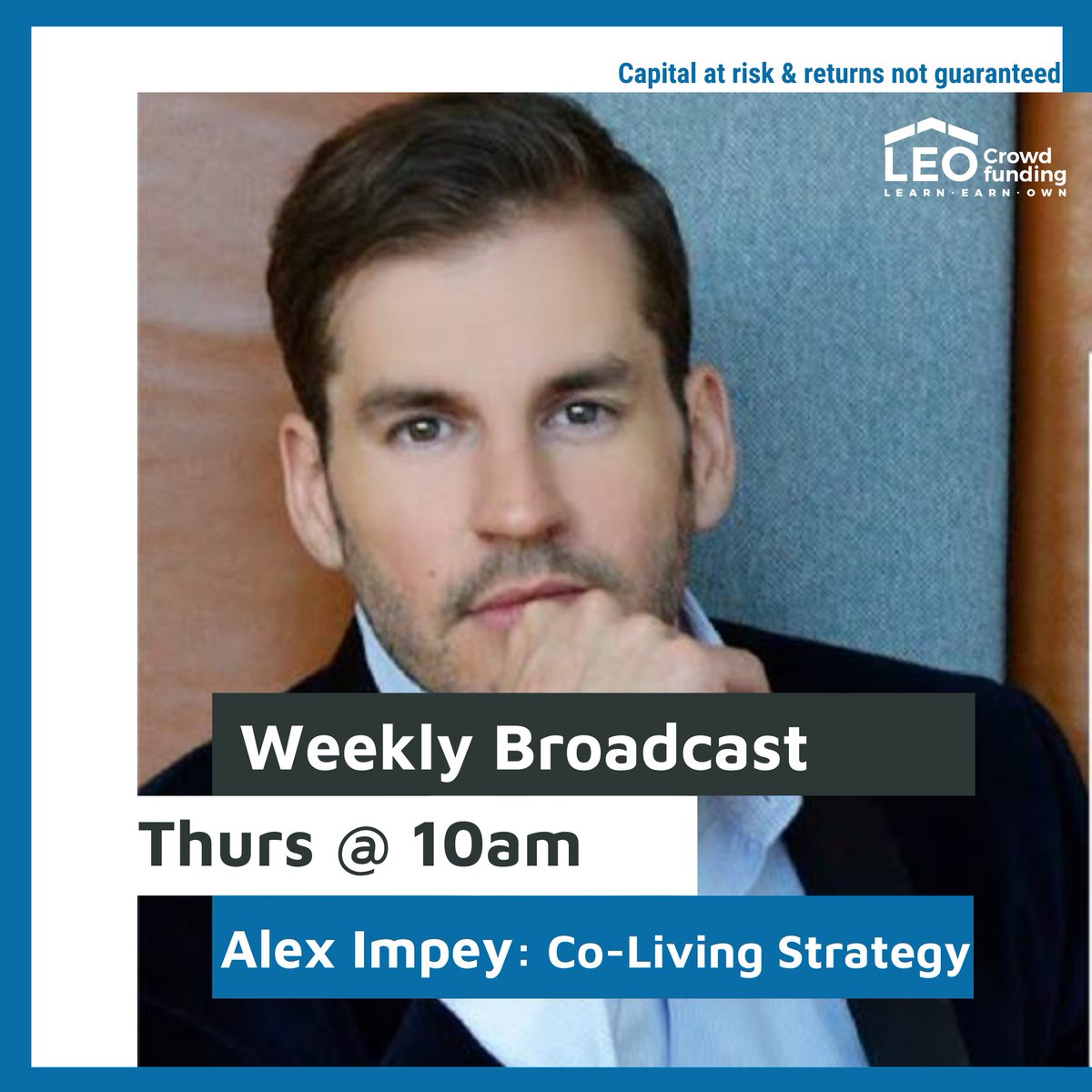 PropFundrs's tweet image. Co-living through isolation and lockdown?  Join us to hear from Alex Impey about how he adjusted and continued to build and grow his company, CoCity, throughout the pandemic – link below: 👇
bit.ly/WebSeries2TW

Capital at risk 

#broadcast #growingyourwealth #coliving