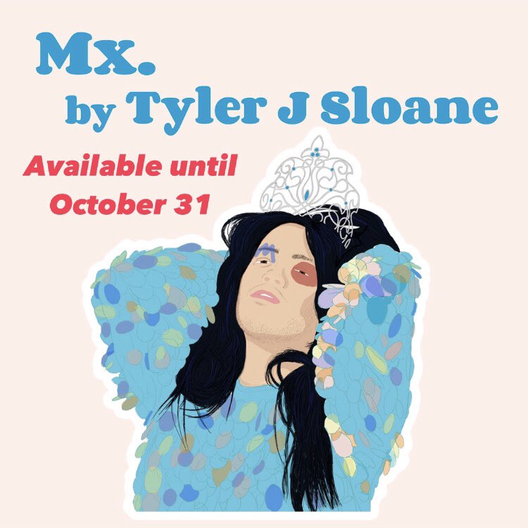 A must-listen: @tylerjsloane’s MX. is still available for streaming, but not for long! 

You have until October 31st to hear this special workshop episode of love, resilience, and thriving at queercalendar.ca or wherever you get your podcasts 🌈📅🎙