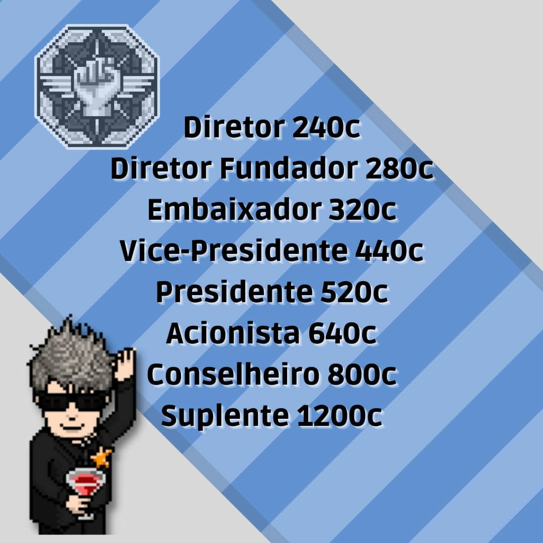 RHCCorporation's tweet photo. Todos os cargos com 20% de desconto! A promoção irá valer até o dia 01/11, o desconto do seu cargo atual ainda prevalece.
Lembrando: apenas membros da fundação e supremacia podem vender.
#AvanteRHC https://t.co/5xoT6Jk0wy