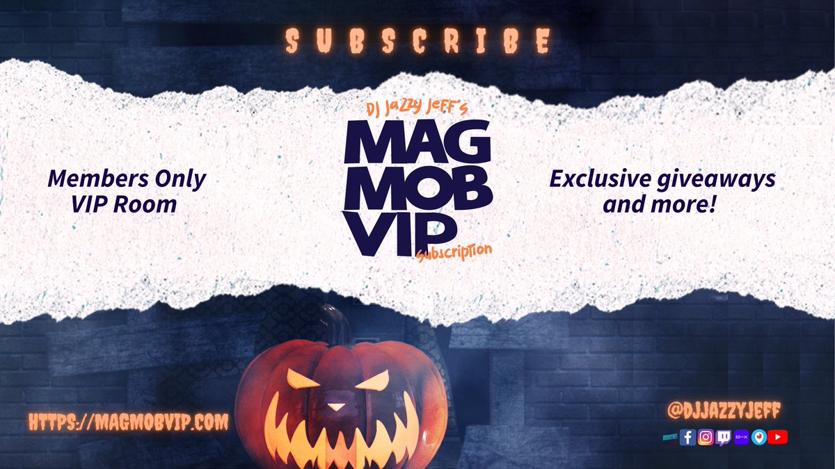 MatthewLaw_'s tweet photo. 🎃 FRIDAY 10.29 // 9pm ET 🎃
Kicking off Halloween weekend w/ Jeffesor X himself @djjazzyjeff for the Magnificent House Party livestream!
I’ll most definitely be in costume 👻PLUS there’s going to be a costume contest for the #MagMob VIPs (winner gets $500 👀)! Tune in! 📡🛰 https://t.co/IVkXPRbpAY
