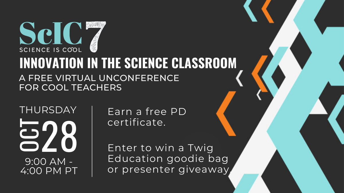 ksscienceguy's tweet photo. Excited to be talking with all the cool science teachers at #ScIC7 tomorrow! My session is at 1:10 PM ET, but come for as much as you can.  Register today. It's free. https://t.co/JVZZcDaxBY https://t.co/5t8MJ6qBan