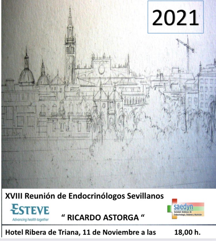 EndocrinoHUVR's tweet photo. Apunta ✍️

Próximo 11 de Noviembre
🕒 18:00H

XVIII Jornadas Endocrinológicas Sevillanas “RICARDO ASTORGA”

Temas de actualidad #Endocrinología #Diabetes #Nutrición

#Sevilla
#Endohuvr
@mangascruz @VirBellido @AnaEndocrino

@endo_mac @reyes_rave @beatrizgonz86
@SAEDYN_ https://t.co/1J130EcqPS