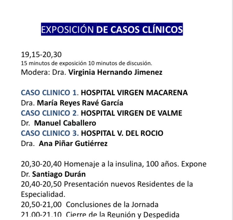 EndocrinoHUVR's tweet photo. Apunta ✍️

Próximo 11 de Noviembre
🕒 18:00H

XVIII Jornadas Endocrinológicas Sevillanas “RICARDO ASTORGA”

Temas de actualidad #Endocrinología #Diabetes #Nutrición

#Sevilla
#Endohuvr
@mangascruz @VirBellido @AnaEndocrino

@endo_mac @reyes_rave @beatrizgonz86
@SAEDYN_ https://t.co/1J130EcqPS