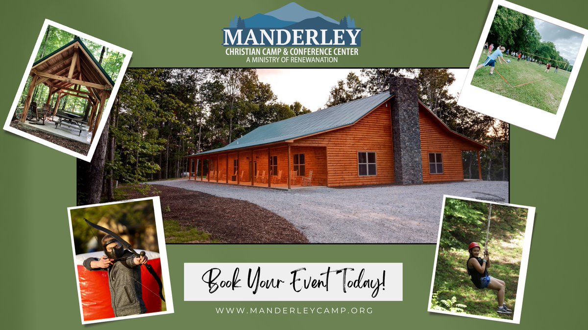 Book your 2022 event at Manderley Camp today! #camp #christiancamping #camping #summercamp #retreat #spring #fall #teencamp #teenretreat #familycamp #kidscamp #campministry #churchcamp