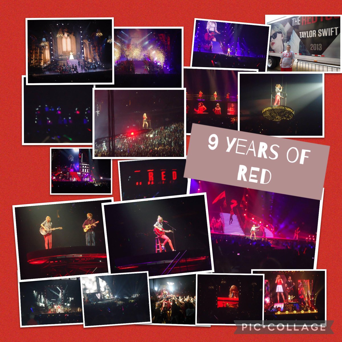 kylejenks1's tweet photo. Happy #9YearsOfRED #7YearsOf1989 #11yearsofspeaknow #15yearsofTaylorSwift @taylorswift13 @taylornation13 throw back to some of the best nights of my life https://t.co/L6v3QhDLg6