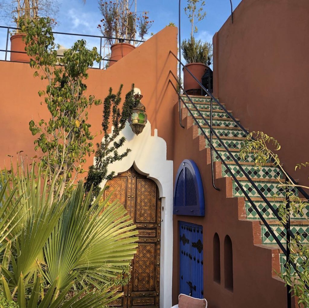 Moorskingdom's tweet photo. Architecture of Marrakesh. https://t.co/opwPOxSSB0