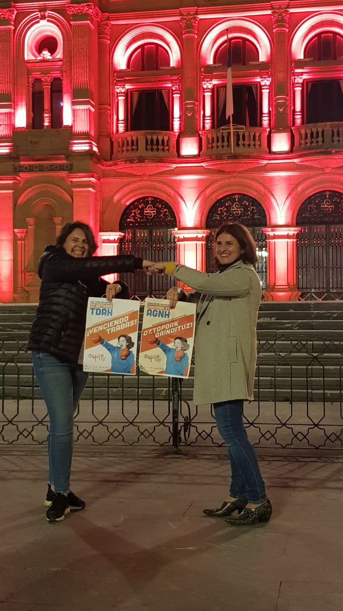 #27OTDAH 
#TDAHVENCIENDOTRABAS 
Maite Urkizu Presidenta <a href="/feaadah/">Feaadah</a> y María Parra presidenta de <a href="/adahigi/">ADAHIGI Asoc</a> . Visibilizando y luchando para vencer las trabas al TDAH.