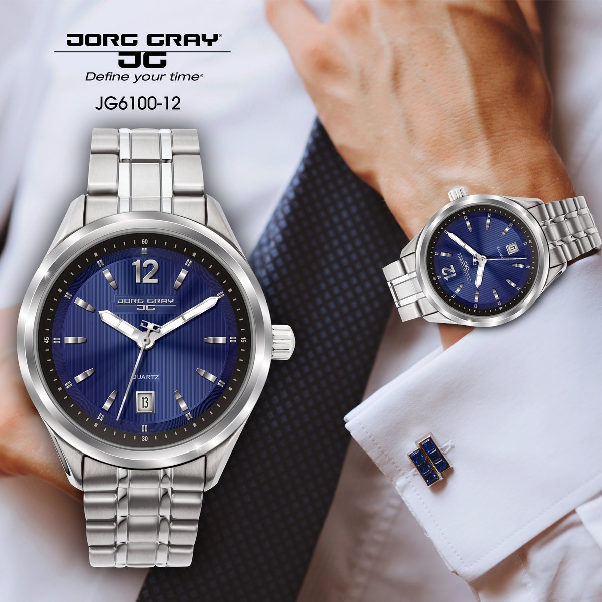 JorgGray's tweet image. Just in time for the holidays. The JG6100-12 features a scratch-resistant mineral crystal lens with high precision japanese miyota movement. Perfect for the gift giving season!