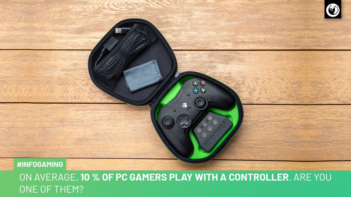 Nacon's tweet photo. Controller or keyboard/mouse, it's your skill that matters...but who can say no to a little style! So are you more for controllers or the classic PC combo? 🤔😁
#InfoGaming #ConfessionThursday #VSCKeyboardMouseController #PCController #RevolutionXPro #RXPC https://t.co/jzpxHdED0S