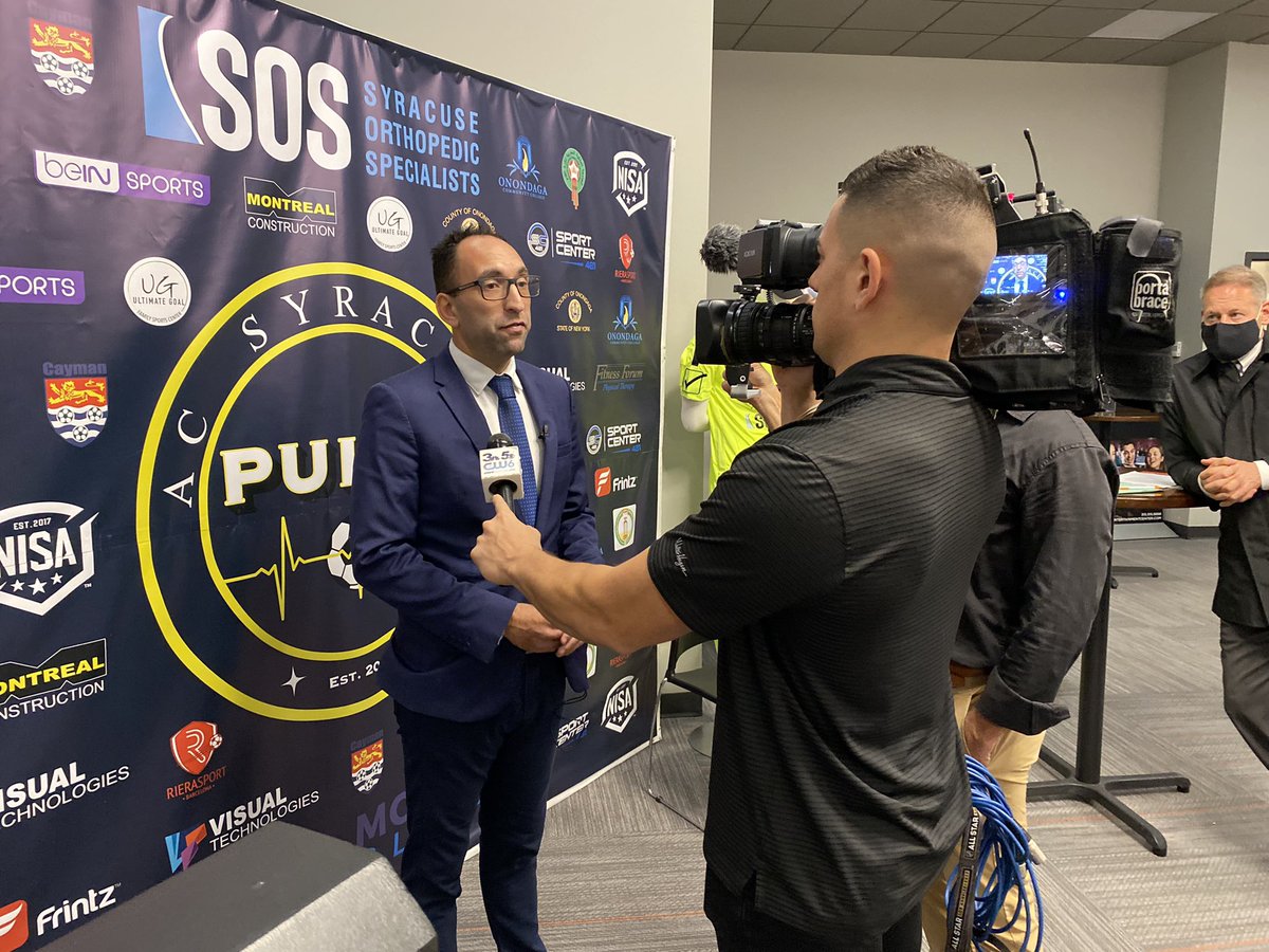 saltcityunion's tweet image. We at AC Syracuse are very excited to officially announce our name, The Pulse!

Thank you to the media as well as @NISALeague for being in attendance today!