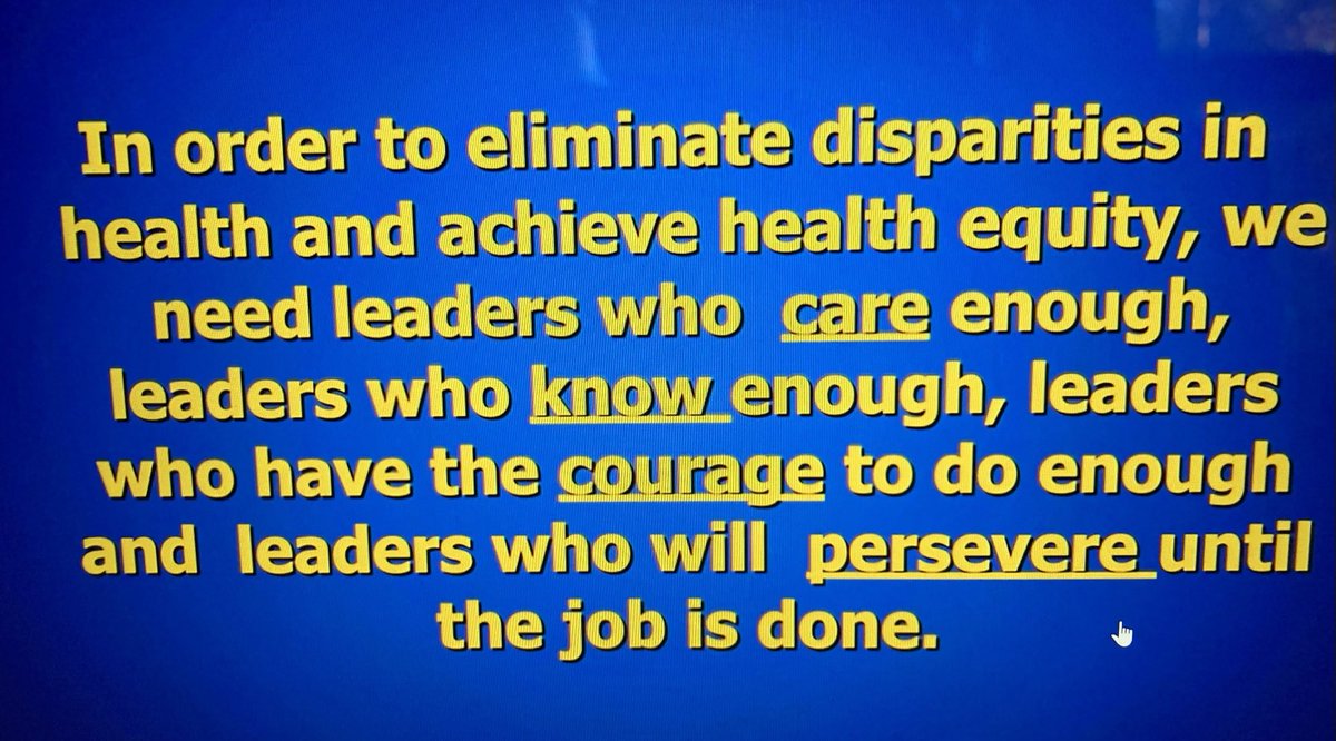 jalloh711's tweet photo. Wow !!! What a remarkable concluding statement from the former @CDCgov director and 16th #SurgeonGeneral Dr. #DavidSatcher. @APHAAnnualMtg #APHA2021 https://t.co/H46oA27Gii