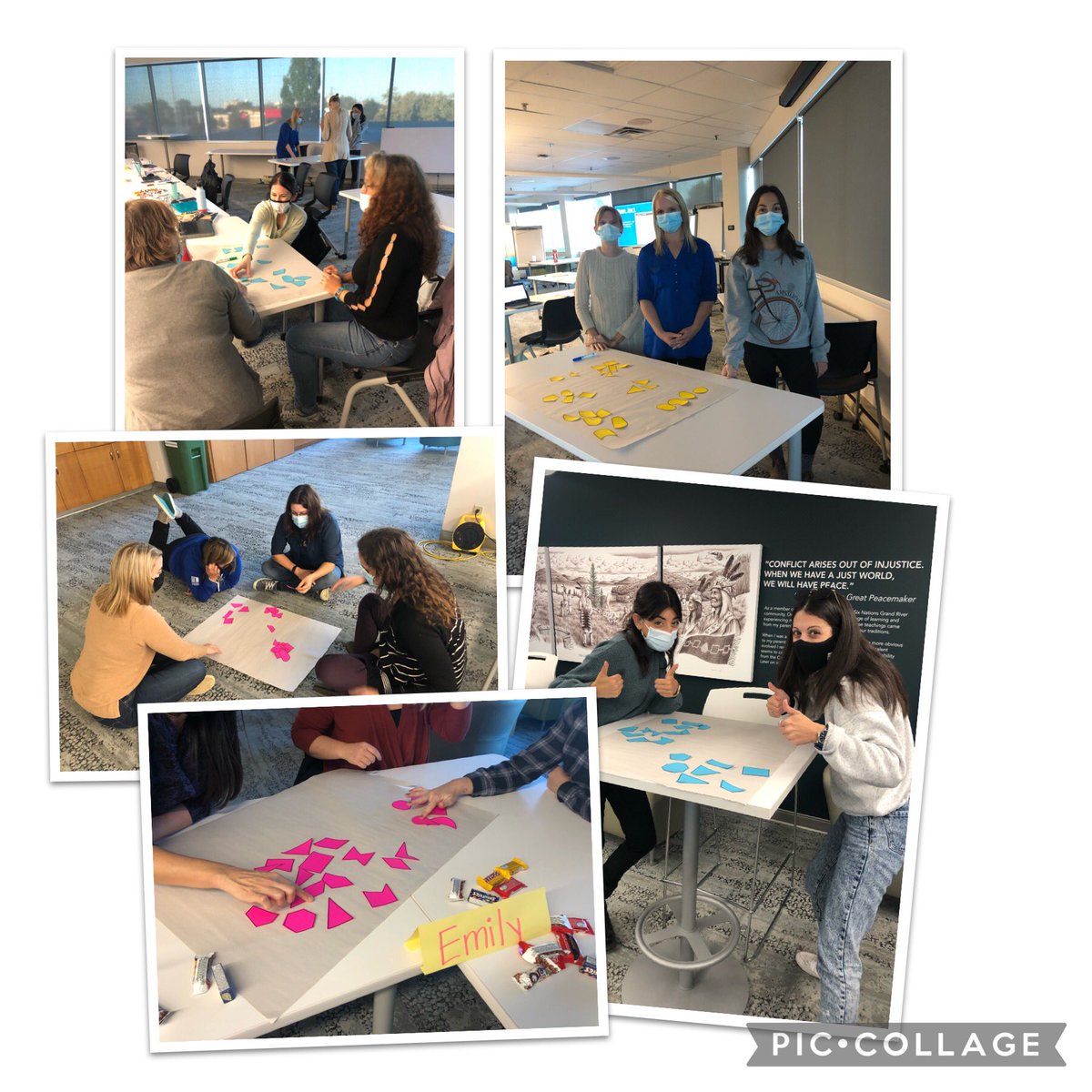mallorymilton's tweet photo. Sorting shapes in real life with real people!!!!! @dsbn @BrockUniversity #mathAQ https://t.co/YviOiOhAE0