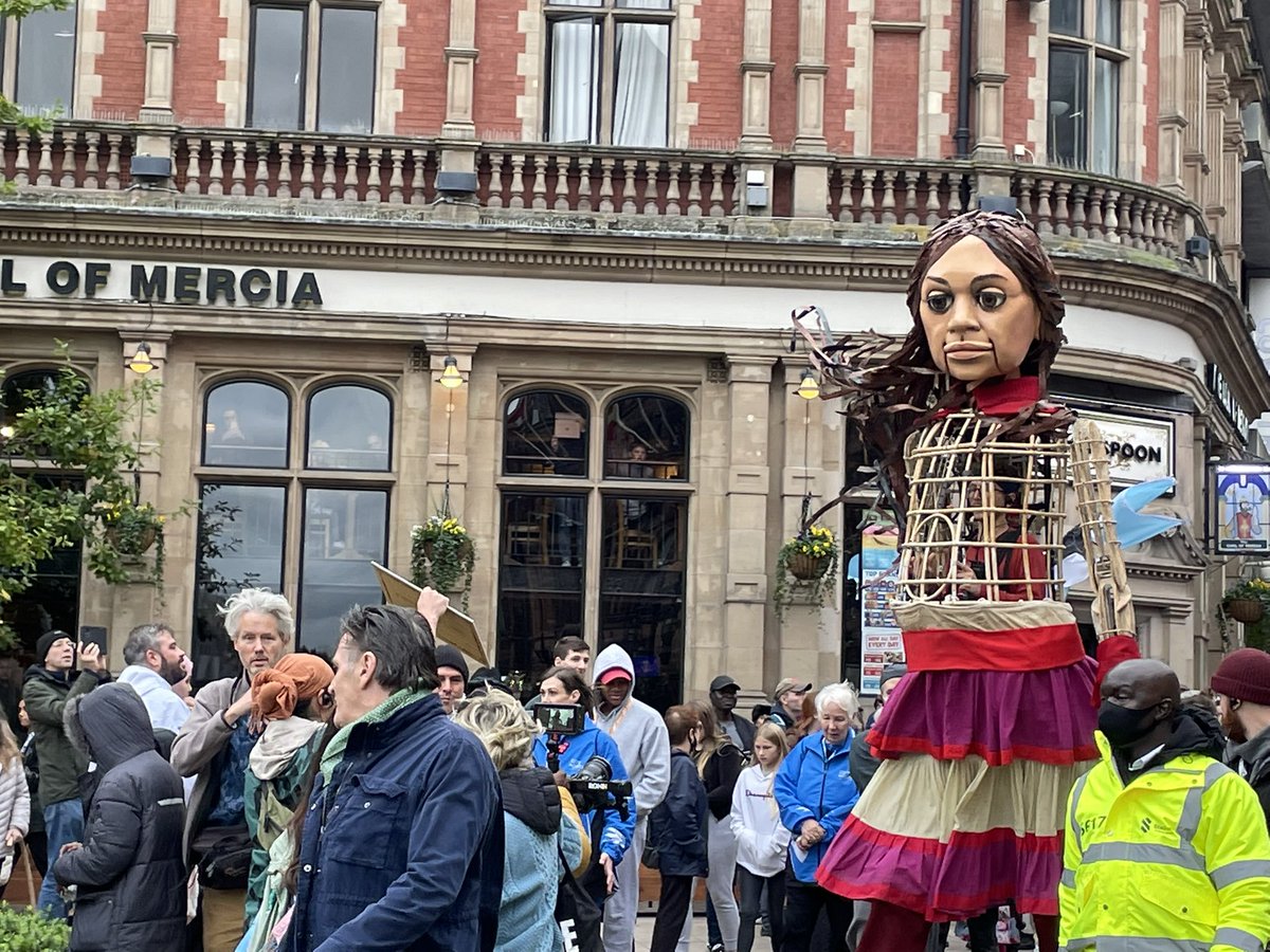Fantastic to see #LittleAmal  today. Coventry welcomes refugees.