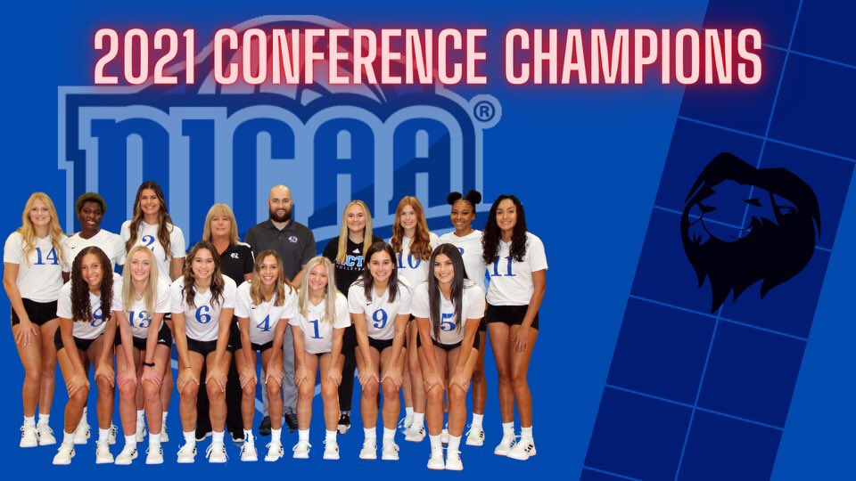 When we say “CONFERENCE” you say “CHAMPS!” 
#NCTCVB21 #RAWR 🦁🏐🏆💪