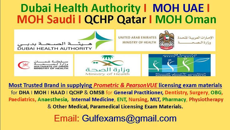 PrometricStudy's tweet photo. #Doctors #Pharmacist #Nurse
#Medical &amp; #ParaMedical Staff. Work in UAE, Qatar, Oman, Bahrain &amp; Saudi. #DHA #MOHAP_UAE #HAAD
#QCHP #OMSB #SCFHS  #NHRABahrain, Reach us on Gulfexams@gmail.com for #Prometric &amp; #PearsonVUE licensing exam study materials.
#WHO #Medical_Jobs https://t.co/04LdloToFc