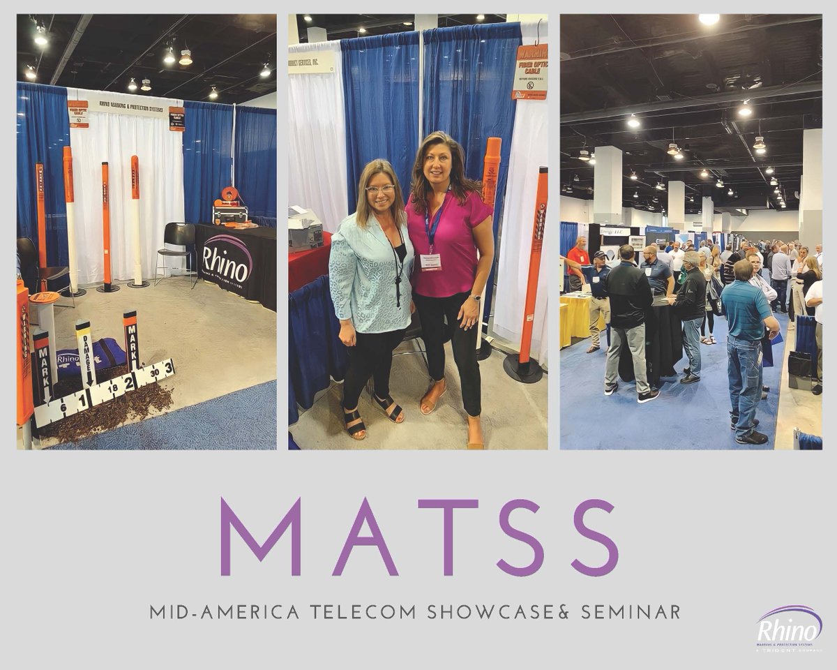 rhinomarkers's tweet image. At the #MATSS trade show last week! 

#Rhinomarking #tridentsolutions #tradeshow #safety #markingproducts #markingtheworld #telecom