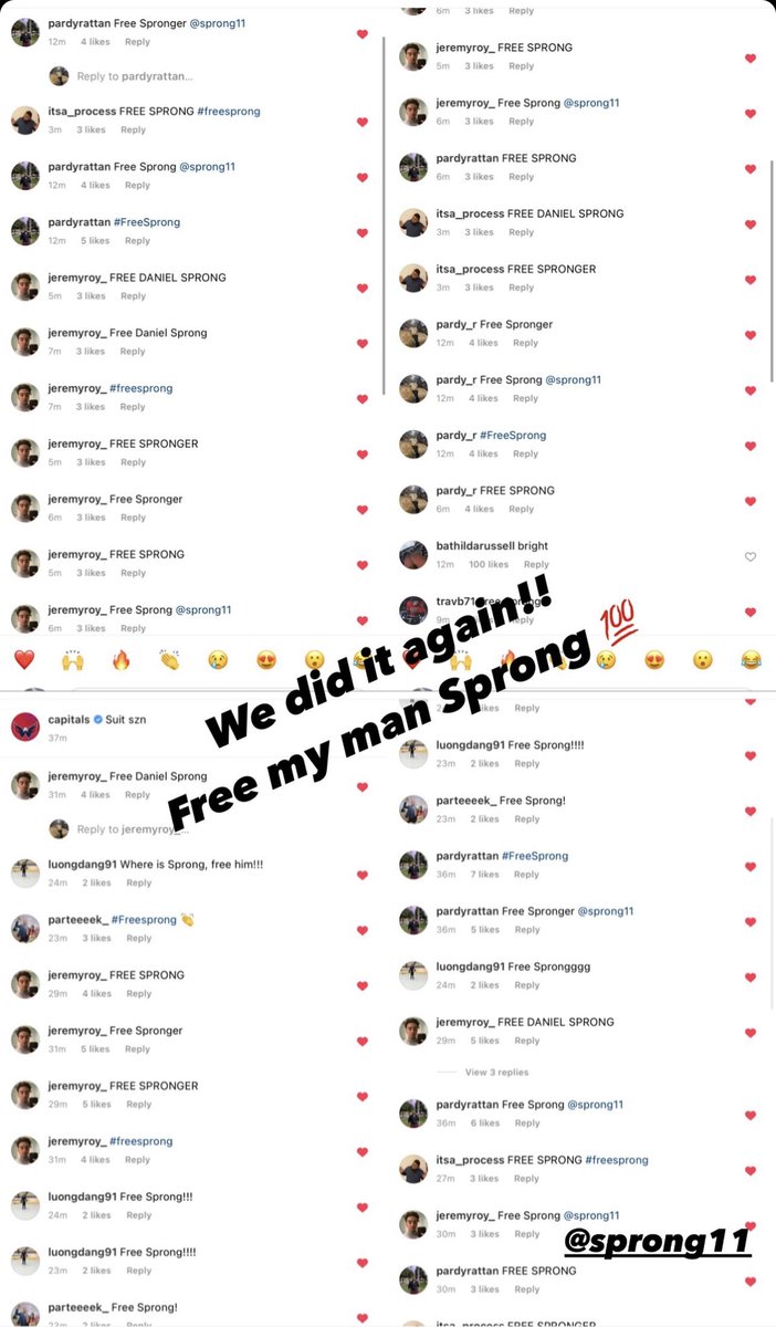 xALLCAPS's tweet photo. Check out the latest Capitals Instagram post! We did it again 💯 #FreeSprong #ALLCAPS @Capitals @SamanthaJPell @alexalandestoy @sprong97 #NHL https://t.co/g5YWf94E7S