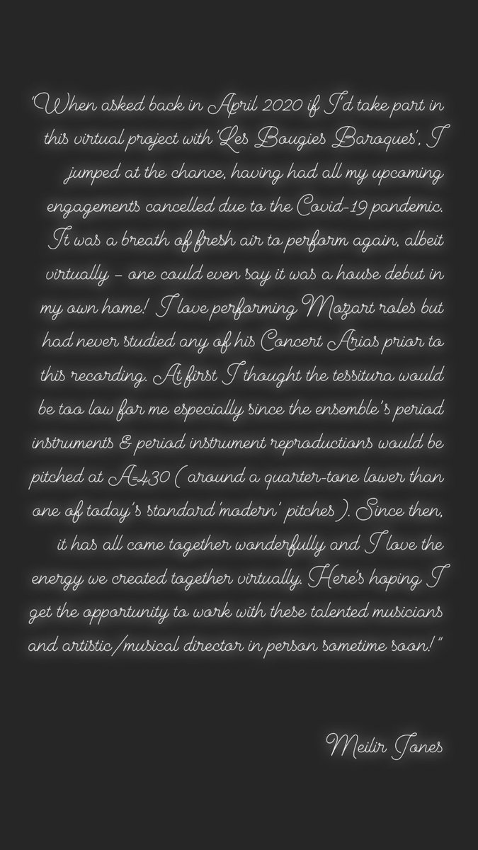 We’ve been working on getting together virtually to produce an AV recording of an unusual #Mozart work (set for release this Friday) featuring 2 soloists – the 2nd of whom is #baritone #MeilirJones. Here’s what he had to say about singing the solo voice part of Mozart’s piece! 🎵