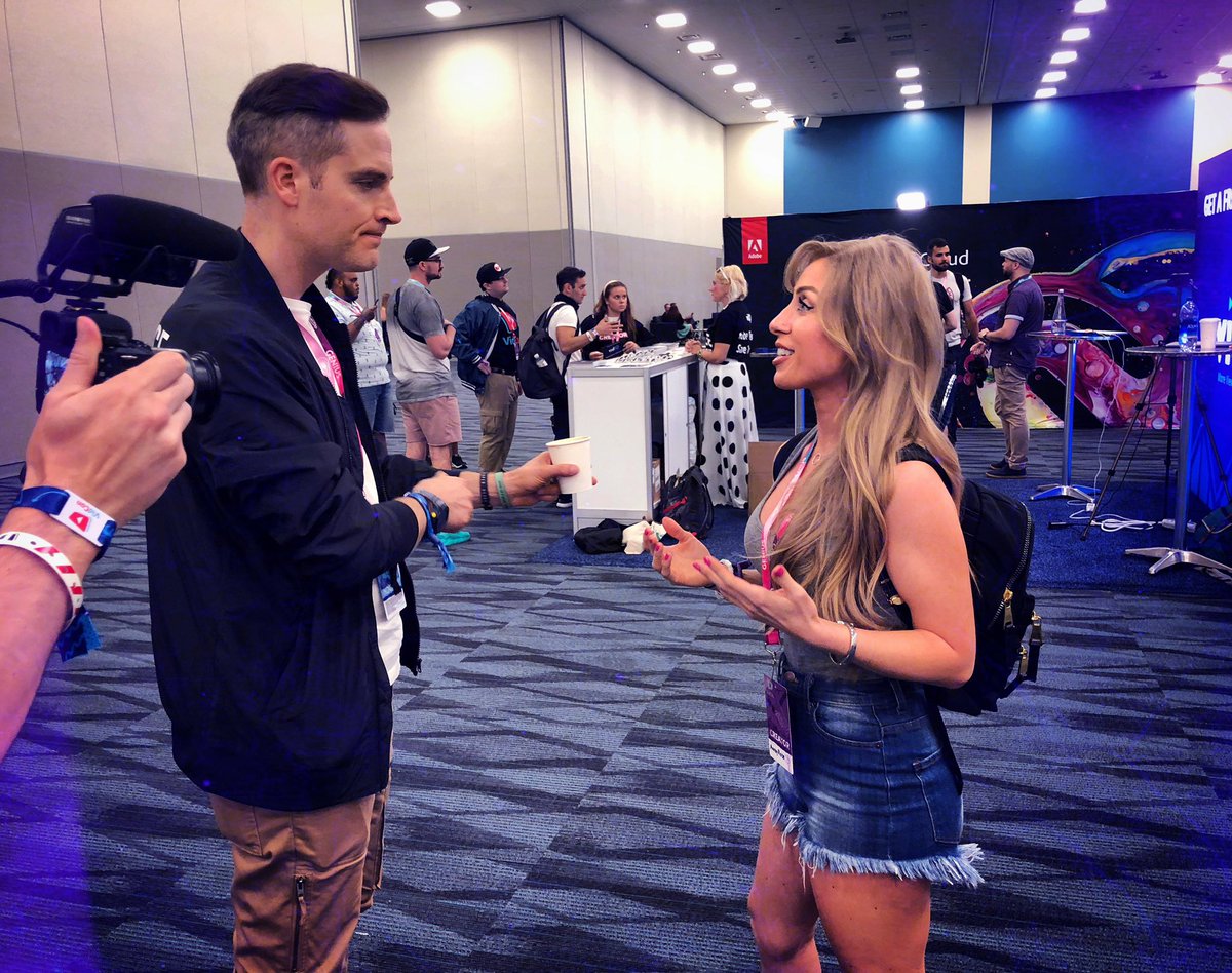 A couple years ago at <a href="/vidcon/">VidCon</a> I got to meet <a href="/seancannell/">Sean Cannell</a> from Think Media. At the time, doing YouTube was just an idea but now I’m launching my channel later today!!🎥🎉 So excited to share it with you guys! 
#youtuber #youtubegirl 

instagram.com/p/CVgj4EQpD1e/…