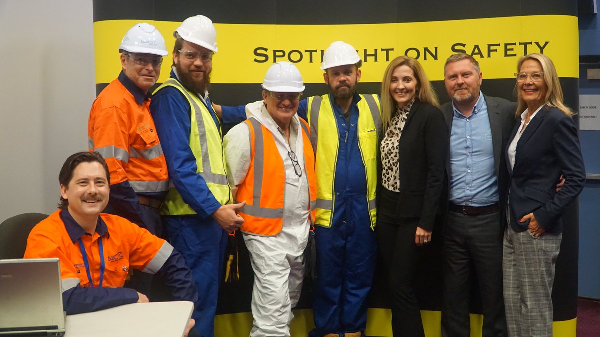 NSM_Australia's tweet photo. NSM’s safety workshops, GAME DAY, were well attended by defence and industry and provided participants with a powerful safety reminder utilising industrial theatre. #SafetyFirst #SafeWorkMonth #ThinkWorkBeSafe https://t.co/mPvdfFc5FT
