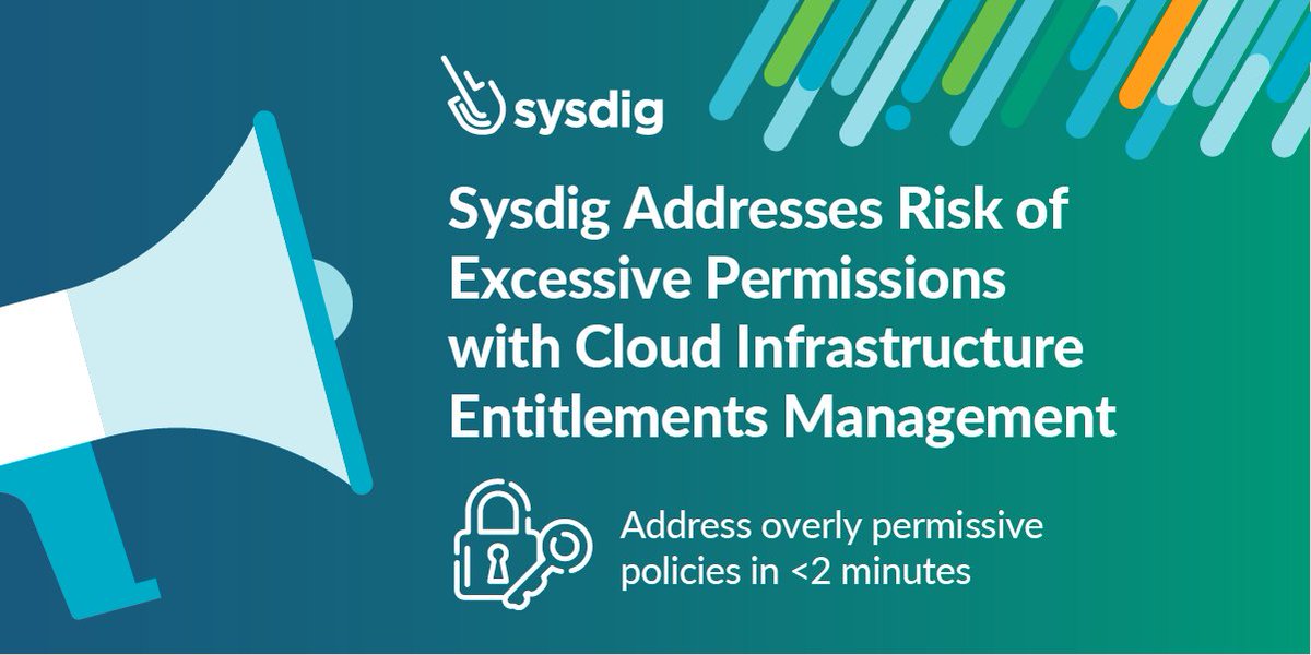 sysdig's tweet image. 🔓Managing excessive permissions needs to be a part of your cloud security strategy. 🔓

Earlier today we announced the addition of Cloud Infrastructure Entitlements Management.

Read @mvizard's take in @devopsdotcom 👉 bit.ly/3vRAa5J