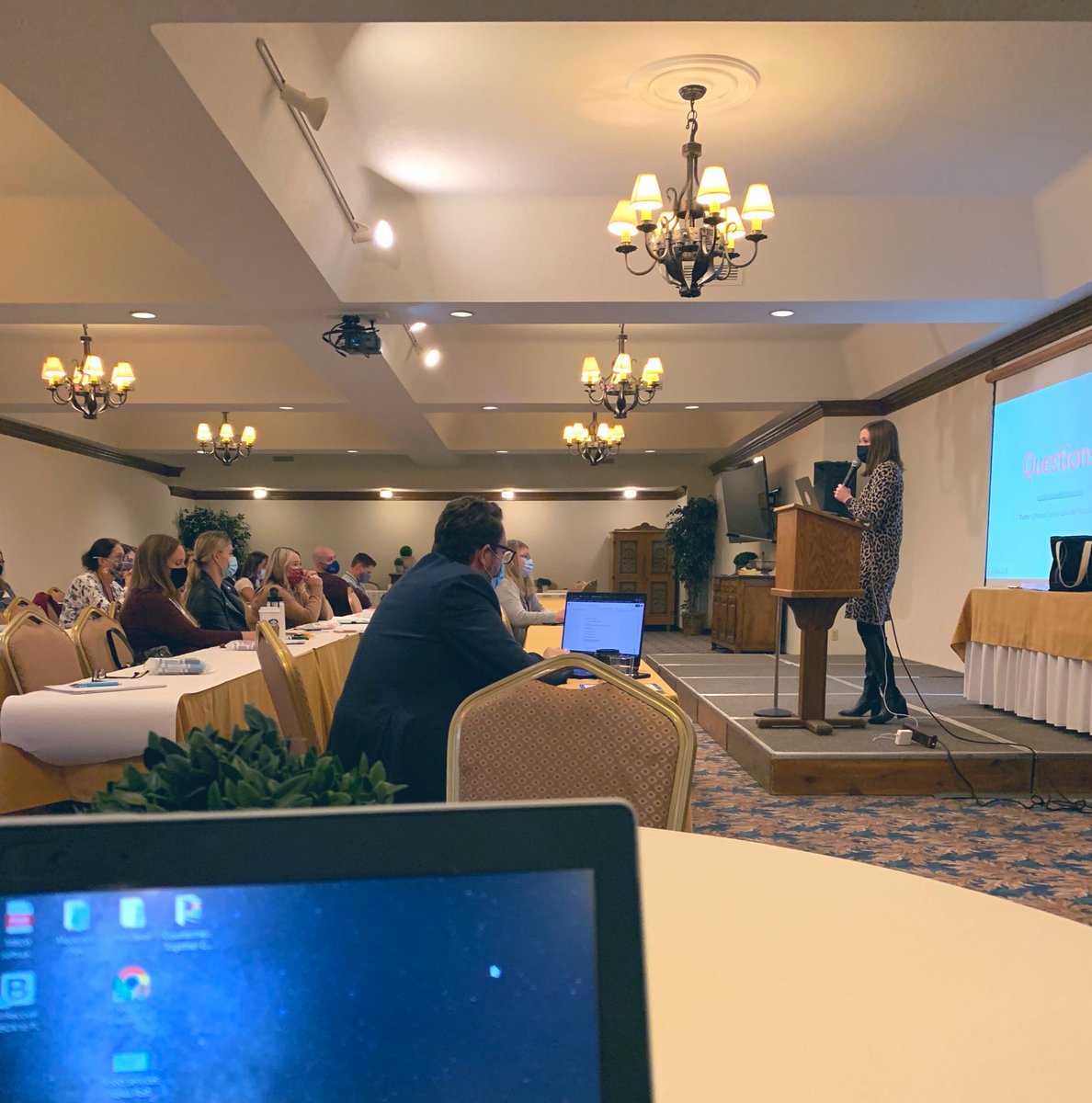 JMcCartneyPR's tweet photo. I had the amazing opportunity to gather with my fellow WA school communications and PR professionals at the WSPRA Fall Conference!!! So grateful to be able to spend two full days collaborating and discussing strategies to add value to our local systems! #wspra https://t.co/d5pz6hWCKV
