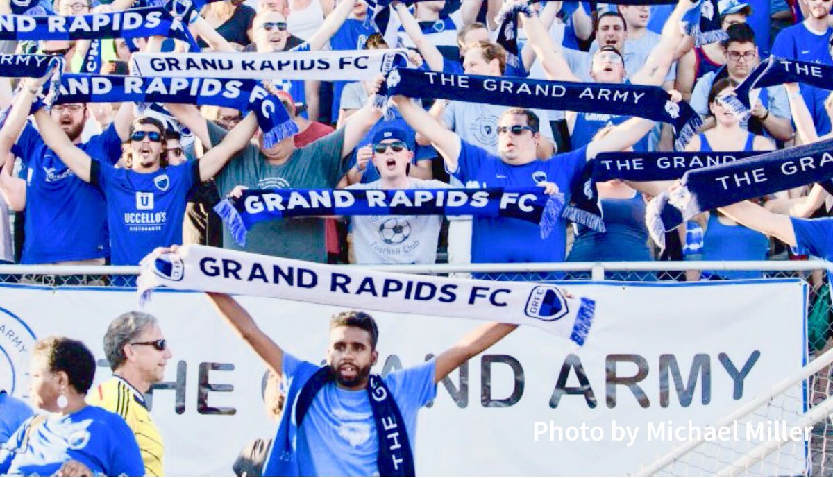 GRAND RAPIDS FC
TO CEASE OPERATIONS 
USL and UWS affiliate GRFC has announced they are folding after seven seasons. The club which regularly drew 6,000 - 8,000 fans for home games cited financial difficulties for the club’s closing.
<a href="/USLLeagueTwo/">USL League Two</a> <a href="/UWSSoccer/">United Women's Soccer (UWS)</a>