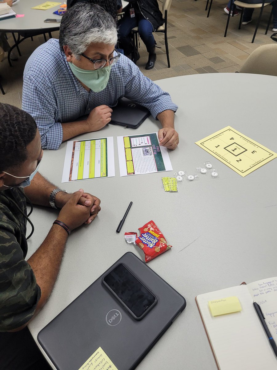TynHall's tweet photo. @AldineISD educators practice student engagement strategies that promote student ownership! #QSSA #FindtheFib #SimultaneousRoundTable #ClockBuddies @WarfordMatt @edwards_demedia @BarrsJamie @angcala @delgadong94 @EllevationEd https://t.co/NlmaflR9Ri