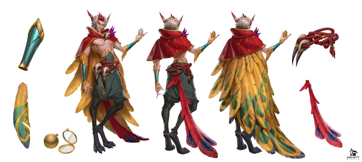 Spideraxe30's tweet image. And lastly Rakan Artwork by Grafti Studio artstation.com/artwork/xJWW9r