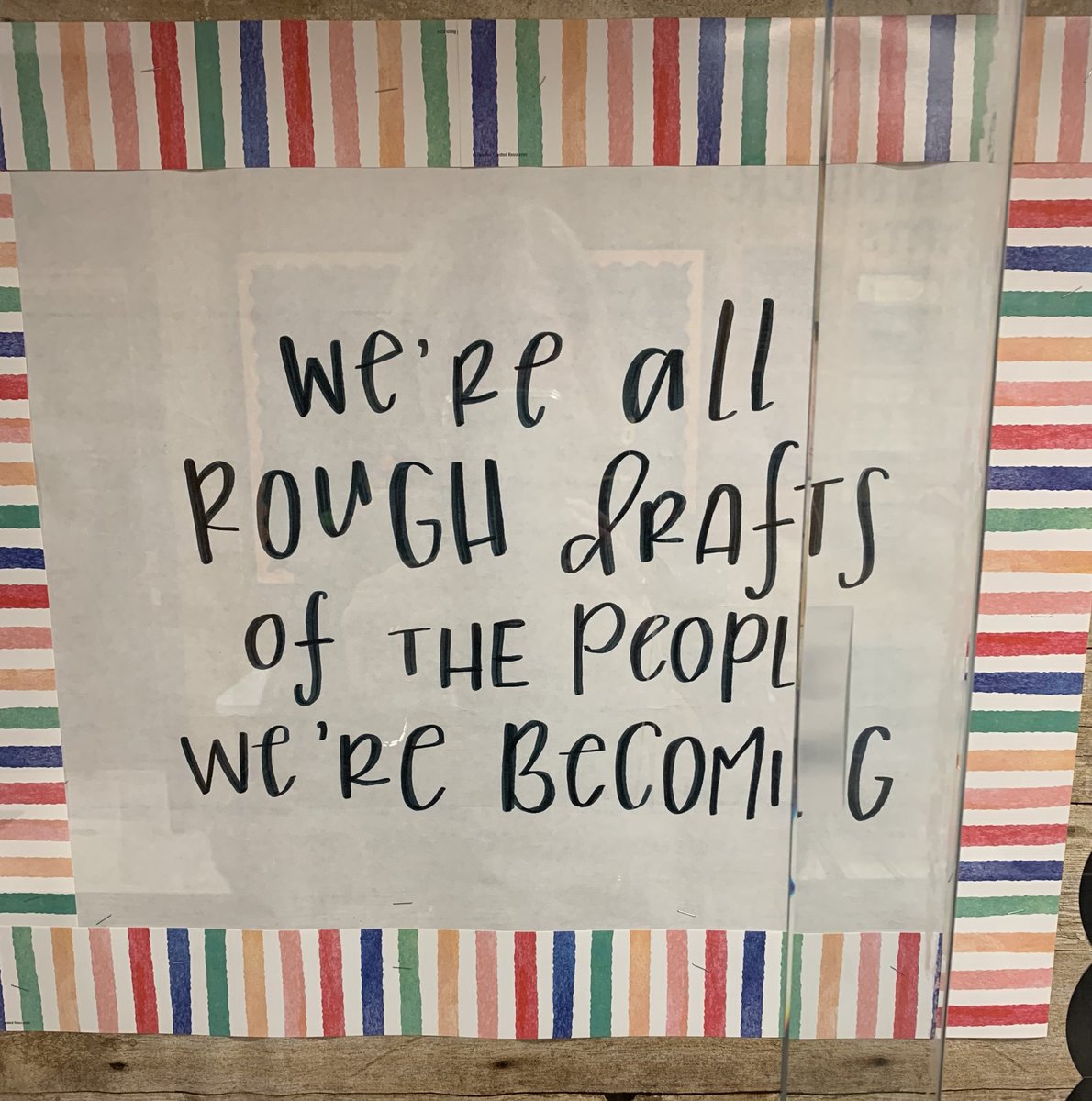 MarthaRyanToye's tweet photo. Such a great message from our ⁦@D96Hauser⁩ team. True for middle school and true for all! https://t.co/ZTRuwYeRvS