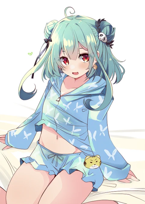 る!この服もかわいいよるーちゃん #絵クロマンサー 