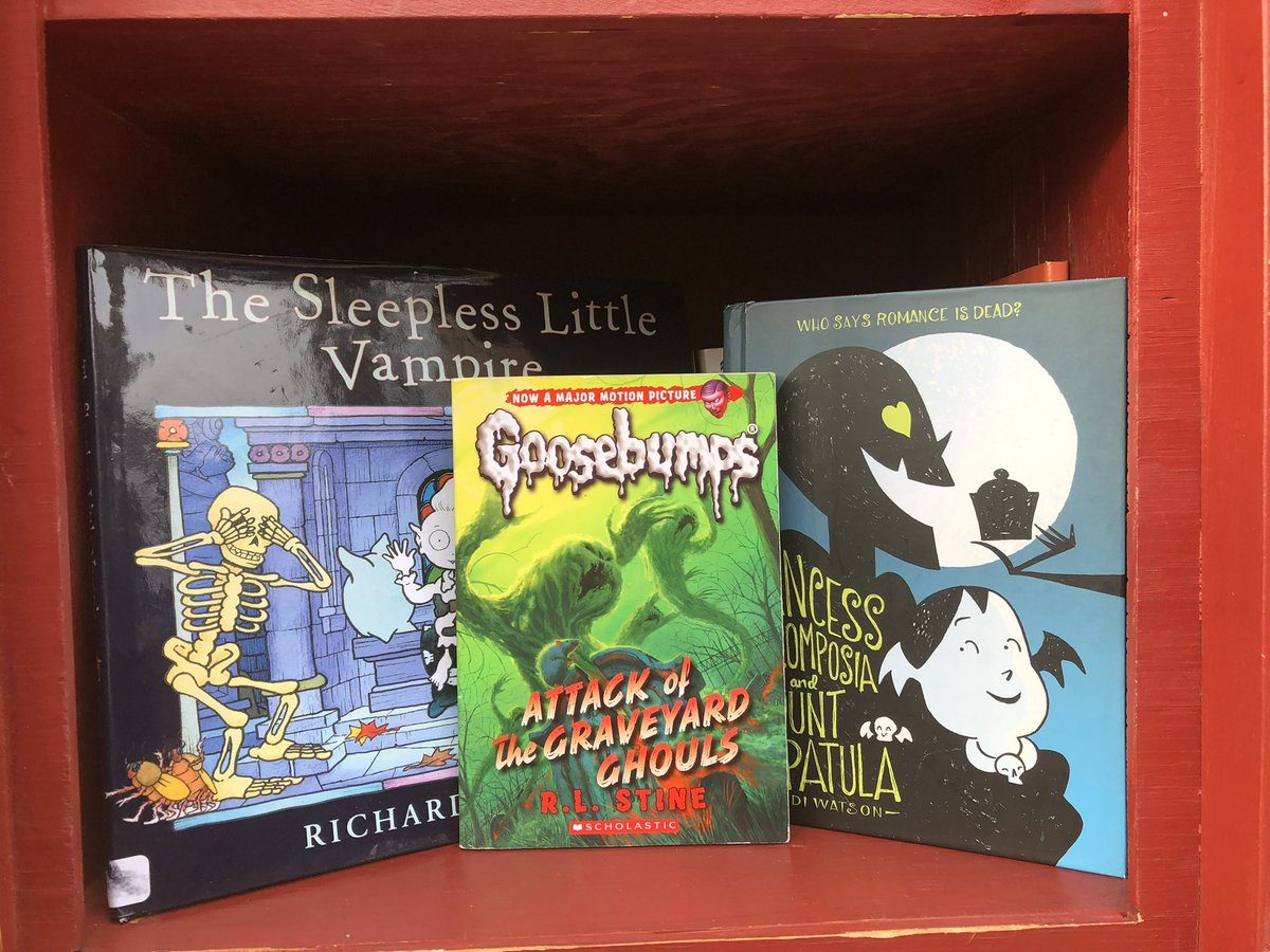 FriendsMillburn's tweet photo. The leaves are falling, the wind is blowing and the Taylor Park LFL is once again stocked with Halloween-themed titles for your reading pleasure.
#friendsofmillburnlfl
#friendsofmillburnlibrary
#halloween https://t.co/1KvMcAn4be