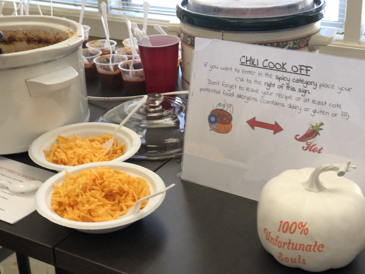 MrsCaulfield99's tweet image. 1st Annual Staff Chili Cook Off #fightingadultitis #stafffun