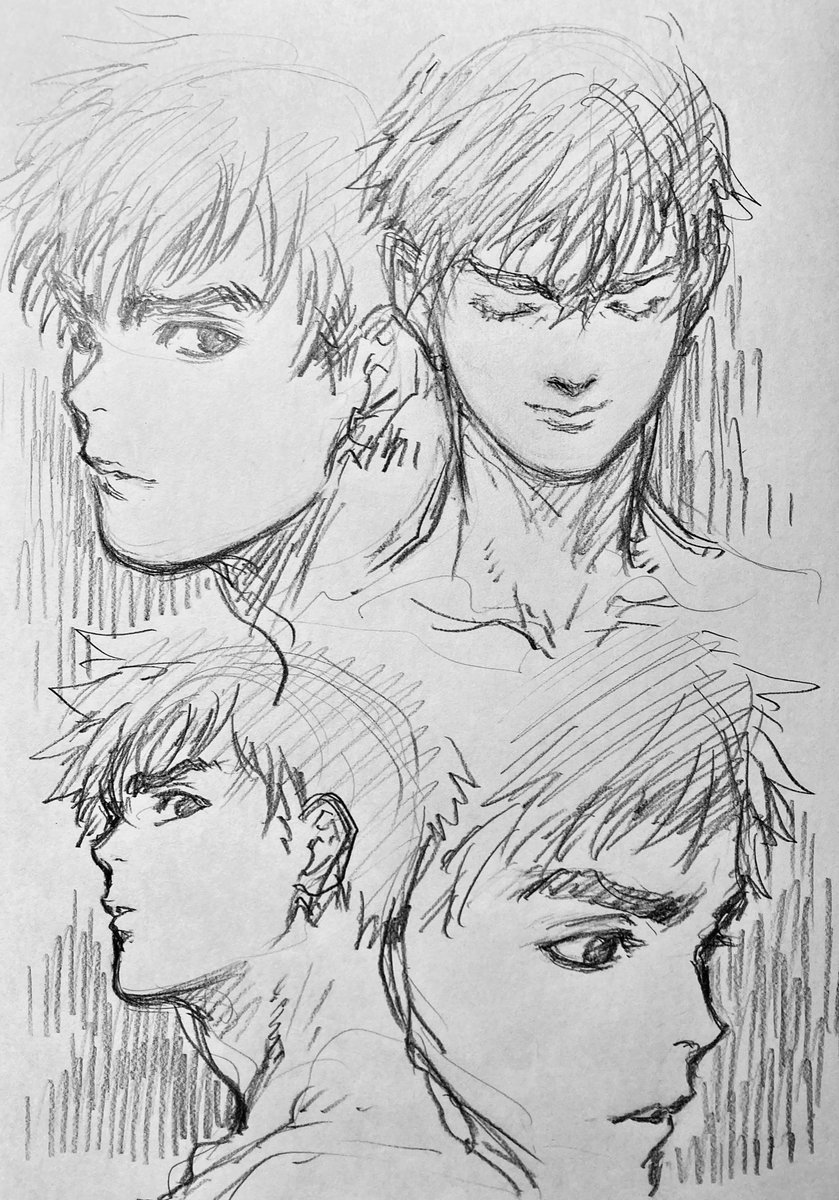 ラフ描き、ただの息抜き

オリジナルあまり描かないから、たまに描かないと自分の絵がわからなくなるw 