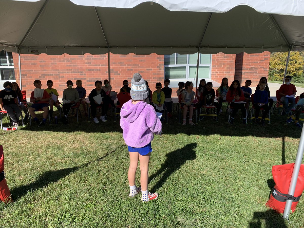 EducatorAkbar's tweet photo. Fun day being archaeologists and classifying artifacts followed by a writing celebration in the outdoor classroom! @ForestvilleFCPS https://t.co/efVQBRSFsP