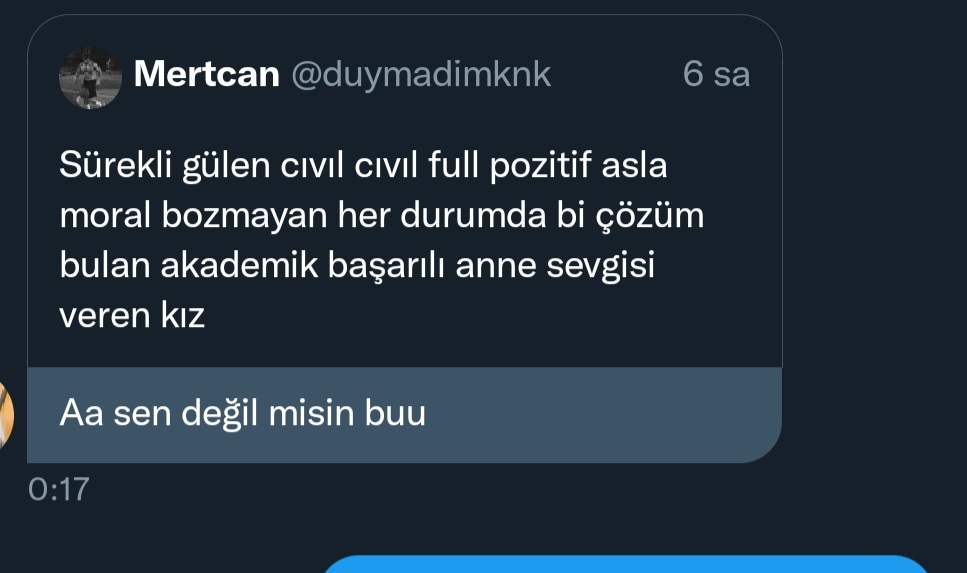 ozgecaparusagi's tweet photo. *1 yeni mesaj* https://t.co/YG0rcMBpQH