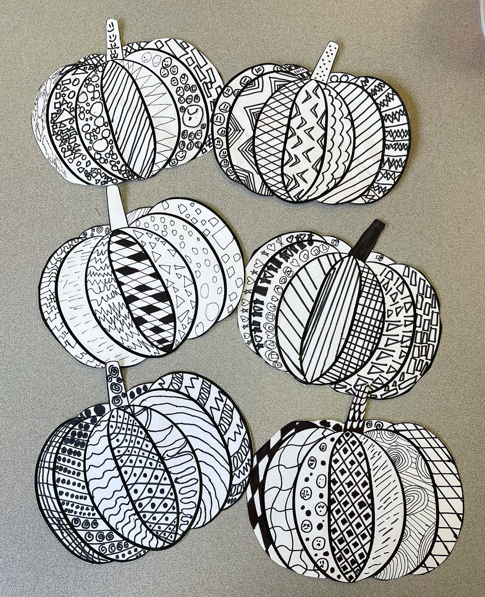 Patterned pumpkins!🎃👻