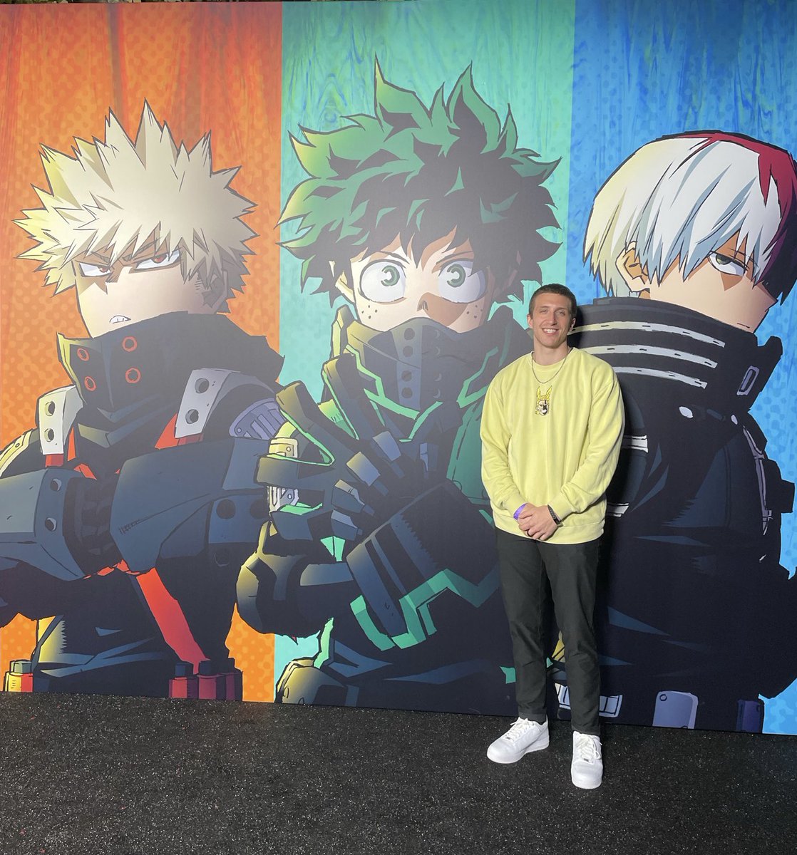 NiceWigg's tweet photo. Went to the premiere of My Hero Academia: World Heroes’ Mission. It was unbelievable. The movie, the experience, all a 10/10. Absolutely amazing. Thank you @Funimation!!
If you’re interested in tickets click here: https://t.co/wem8BM1LQB
#funimationpartner
#MHAWHM https://t.co/ASX4ScOf7B