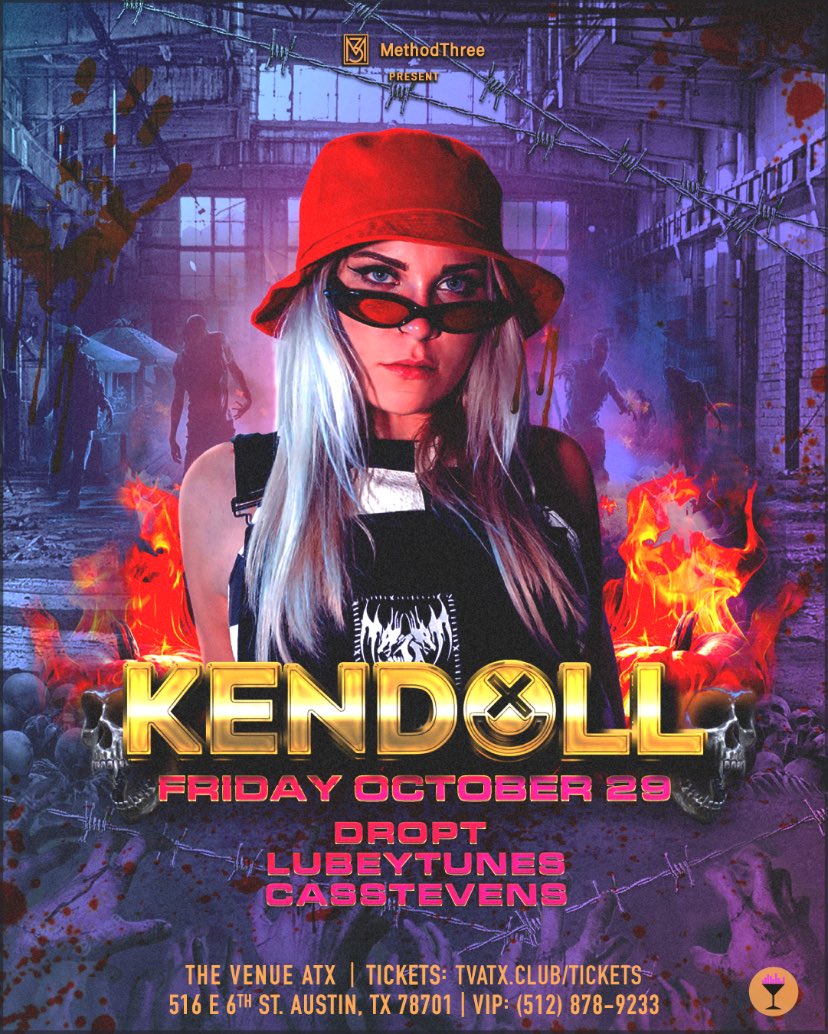 Head over to our Instagram to enter to win a pair of tickets to <a href="/M3ATX/">Method Three Events</a> Presents <a href="/kendollmusik/">KENDOLL x)</a> at <a href="/TheVenueATX/">TheVenueATX</a> for this upcoming Friday! 

🎫 : bit.ly/3EoHWak

#ticketgiveaway #atxedm #austin