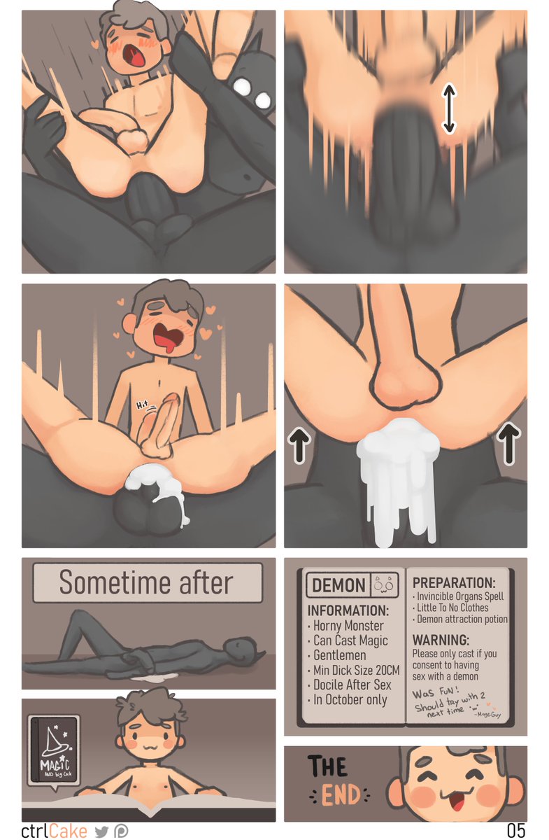 ctrlCake's tweet photo. [Unprotected Magic]
What happens when you perform magic without proper gear ?
Find out in my first NSFW comic !

Here are the 4 NSFW pages (out of 5).
(Check the comments for page 1 !)

#gay #nsfw #comic #nsfwart #art #yaoi #bigDick #cum #ass #deepthroath #bareback #blowjob #toon https://t.co/20WDuILbyU