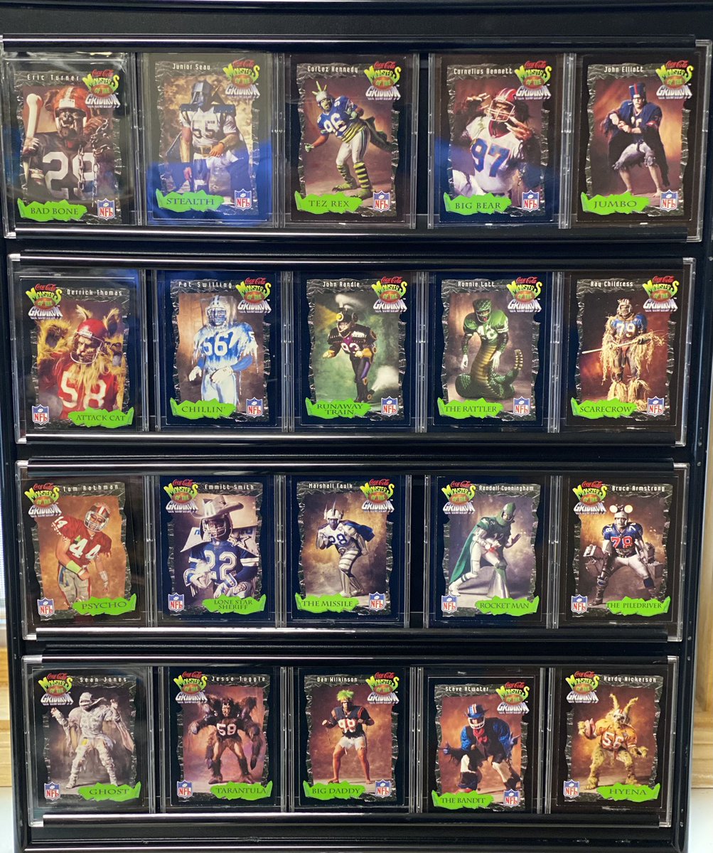 jdbondy's tweet image. @MatthewColler @KyleBrandt perhaps the greatest footballie Halloween collection in the world…#monstersofthegridiron
