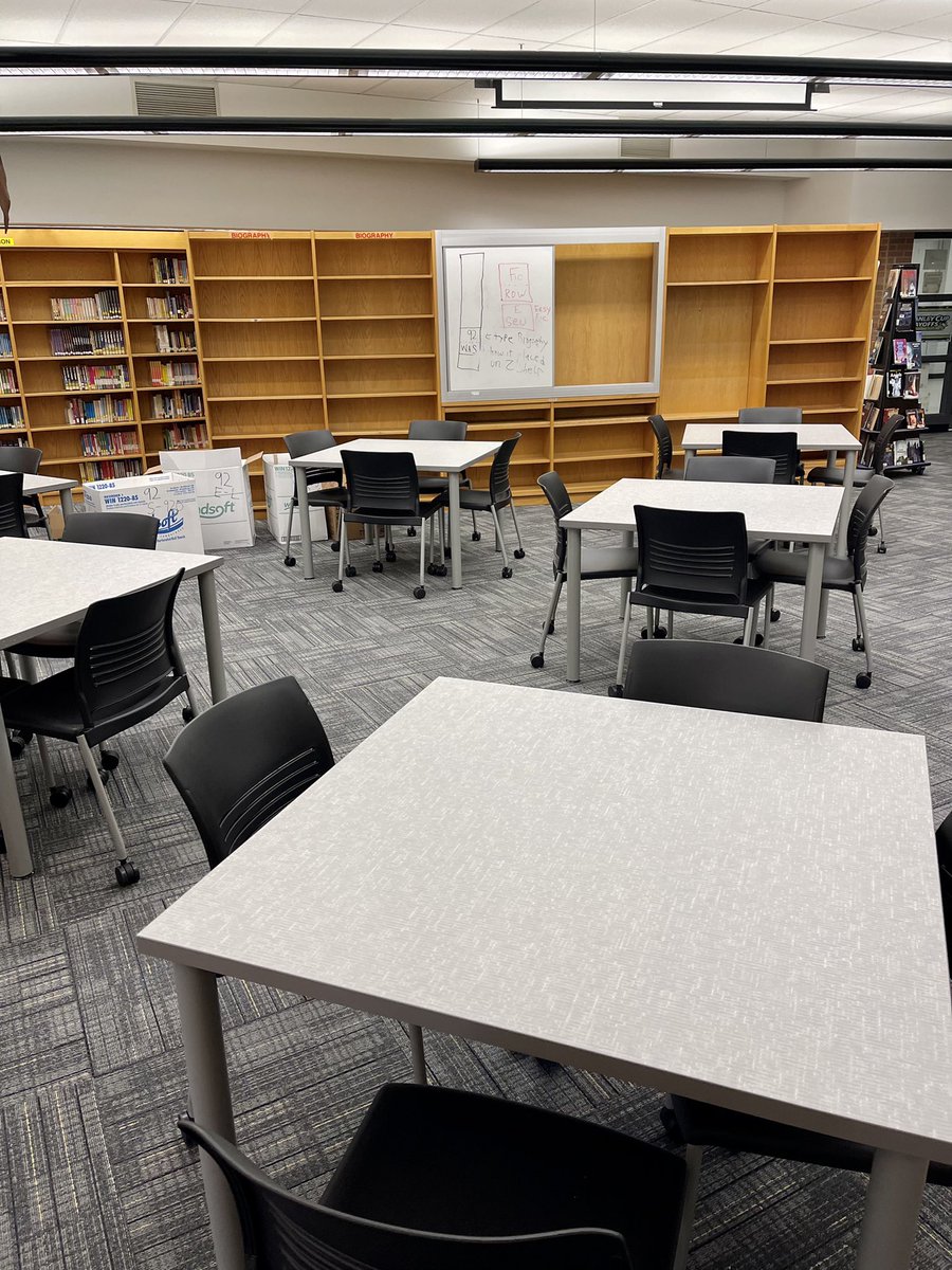 Chris Stone, Ph.D 🇺🇸 (@dr_chris_stone) on Twitter photo New <a href="/DEWMiddleSchool/">David E. Williams</a> furniture slowly trickling in…media center and cafeteria nearing completion. New <a href="/DEWMiddleSchool/">David E. Williams</a> furniture slowly trickling in…media center and cafeteria nearing completion.