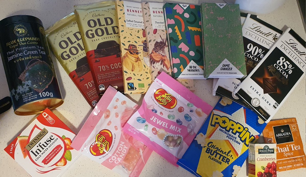 So I think I got enough snacks for our #GitHubUniverse watch party 🤣

What am I missing? What's your go to treat?

We'll be live soon talking all things GitHub so don't miss out: twitch.tv/MishManners

#Dev #code #snacks #SWAG #chocolate